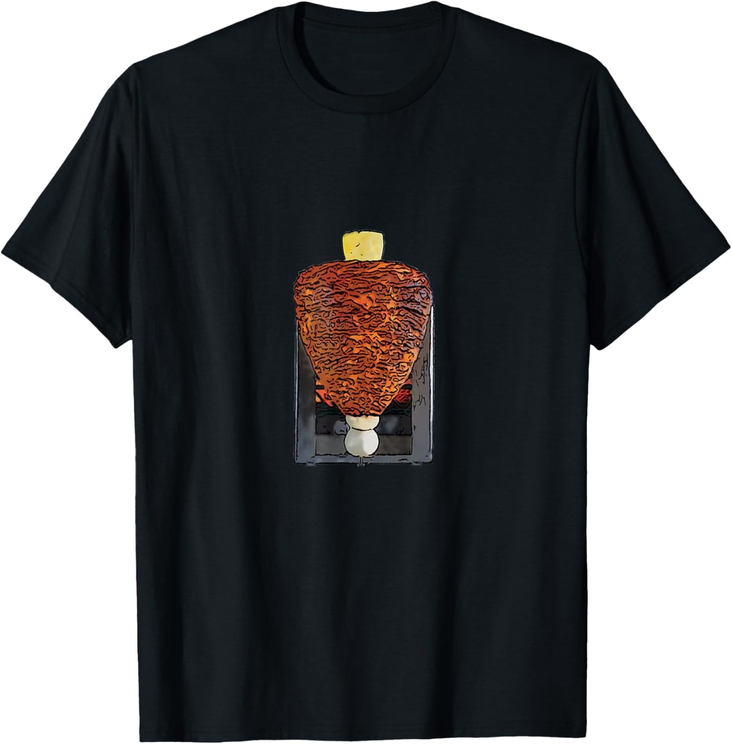 Tacos al Pastor Trompo Mexican T-Shirt - T-Shirt | Black