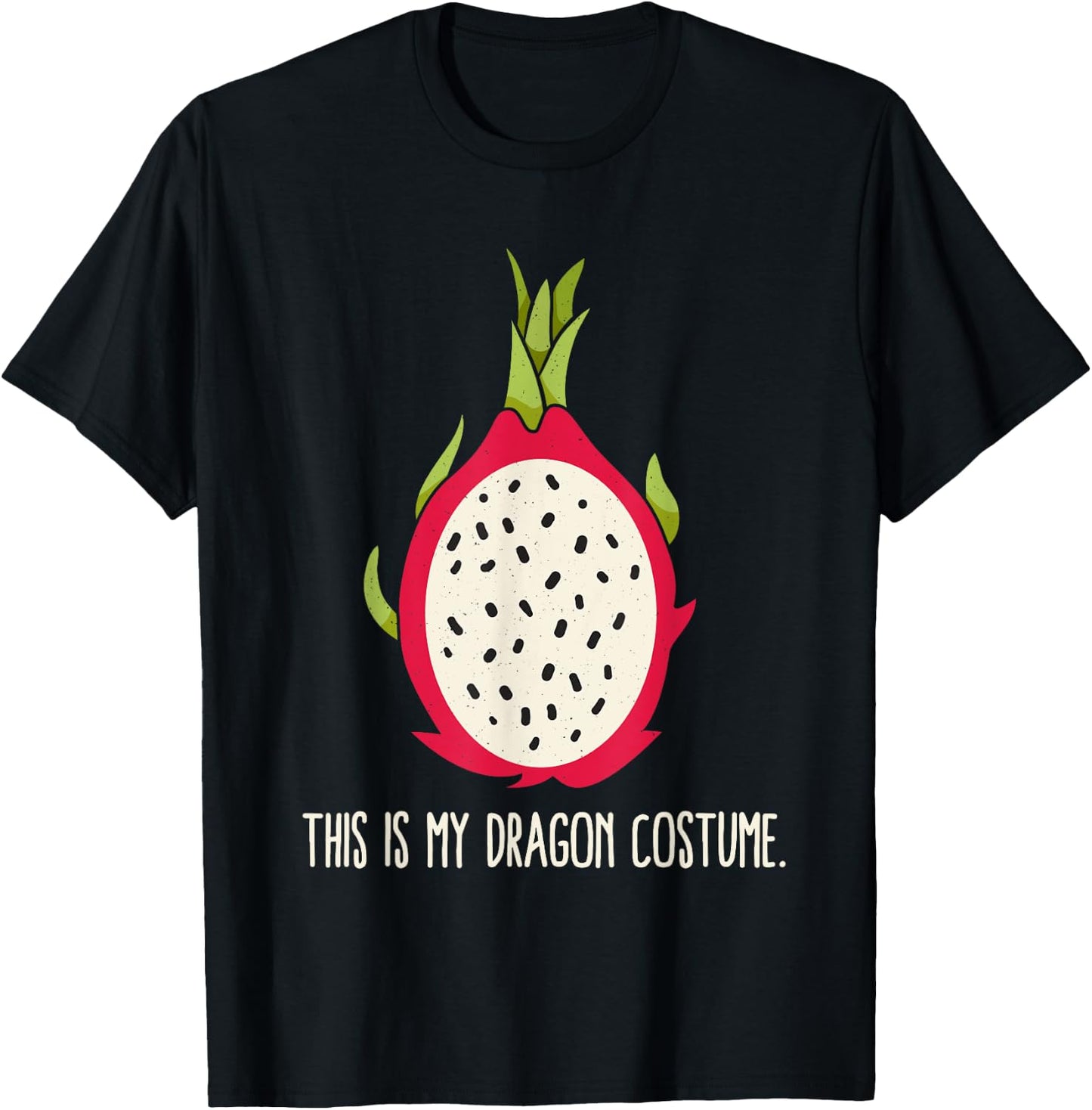 Dragon Fruit Halloween Costume Shirt Funny Women Men Kids T-Shirt - T-Shirt | Black