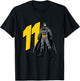 Kids Batman Super Hero 11th Birthday T-Shirt - T-Shirt | Black