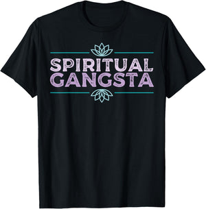 Spiritueller Gangsta Namaste Yoga-Praktizierender Gangster T-Shirt - T-Shirt | Black