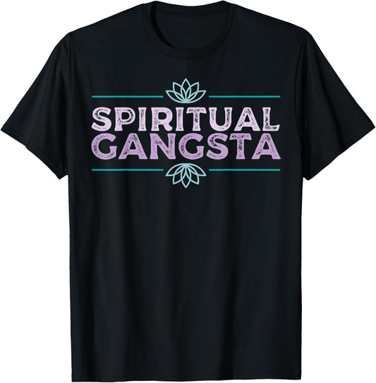 Spiritueller Gangsta Namaste Yoga-Praktizierender Gangster T-Shirt - T-Shirt | Black