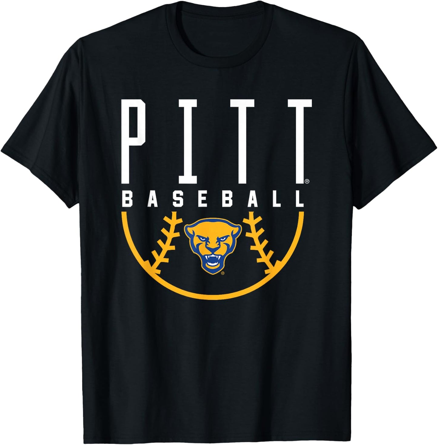 University of Pittsburgh Panthers Baseball T-Shirt - T-Shirt | Black