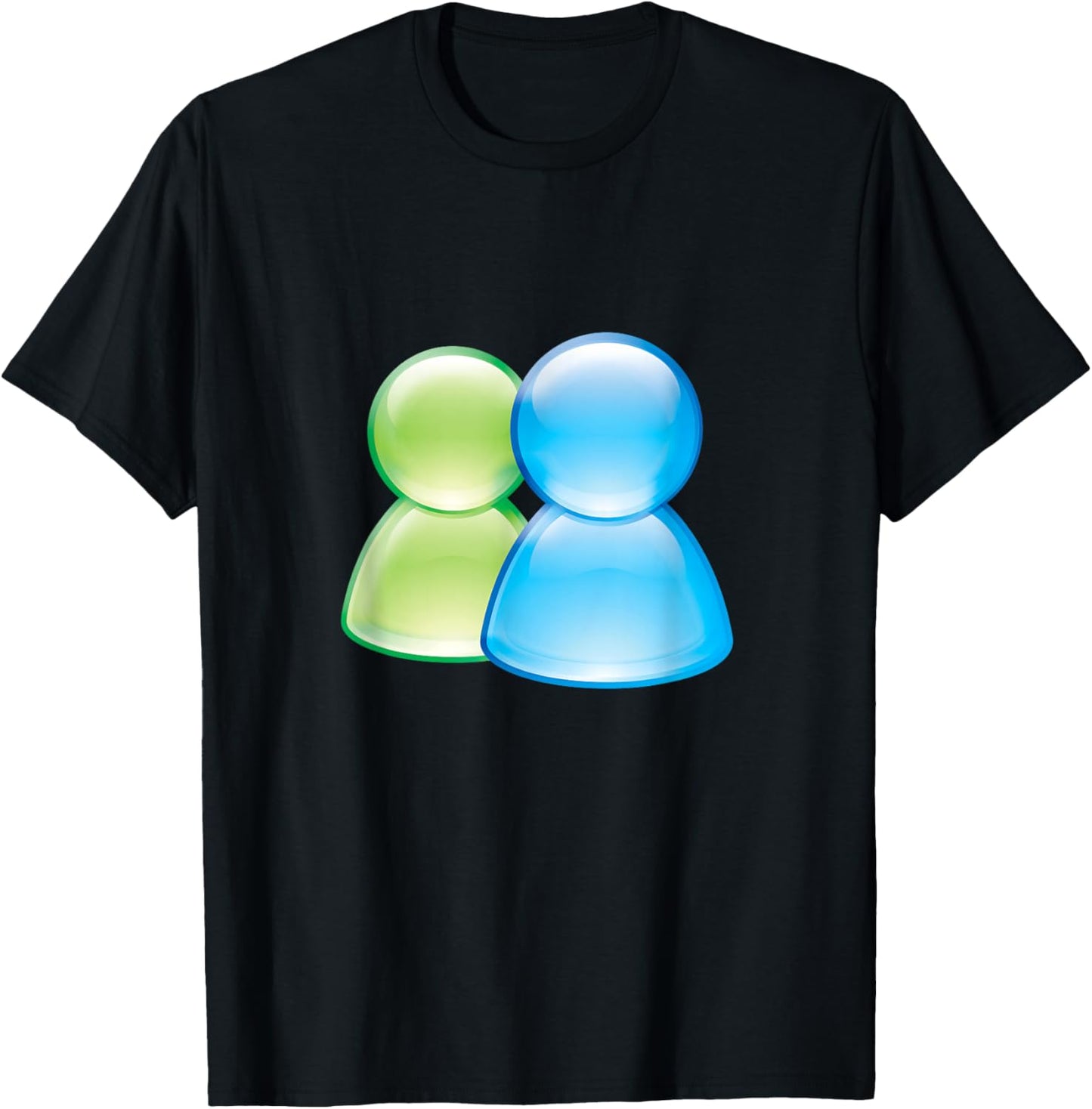 Frutiger Aero User Icon Duo T-Shirt - T-Shirt | Black