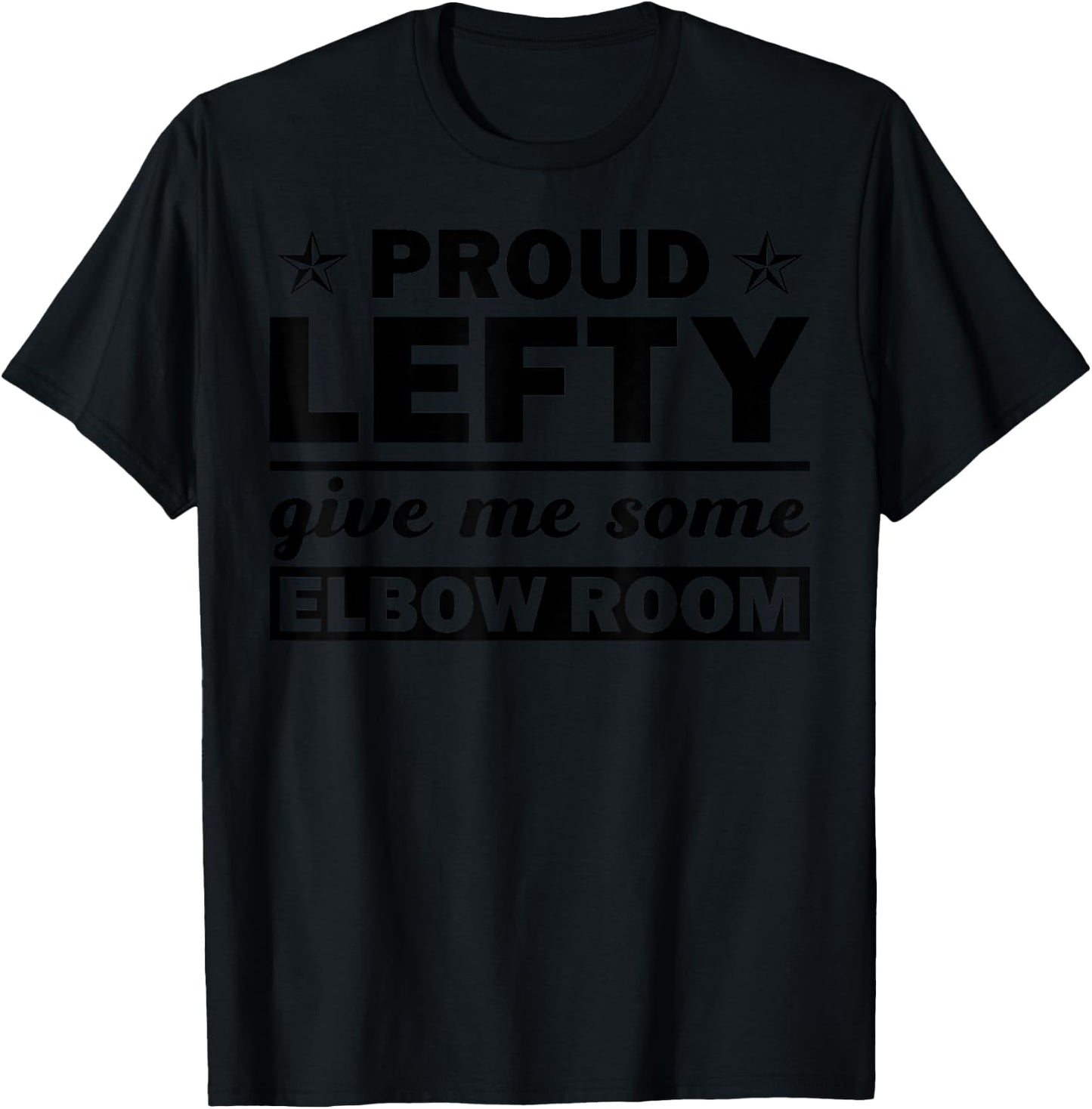 Funny Left Handed Gift Kids Men Women Cool Proud Lefty Small T-Shirt - T-Shirt | Black