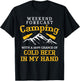 Weekend Forecast Camping Funny Camp Camper Dad Men T-Shirt - T-Shirt | Black