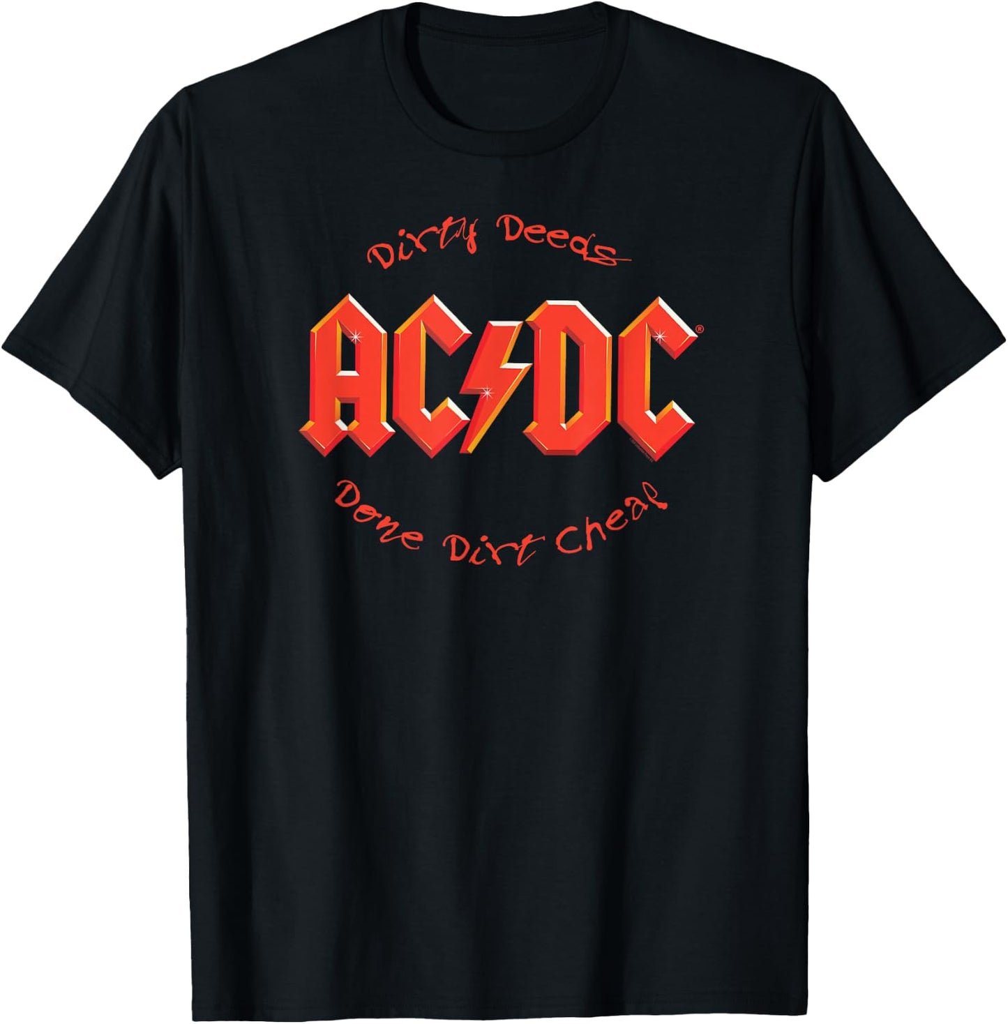 AC/DC Dirty Deeds Done Spottbilliger Screenplay T-Shirt - T-Shirt | Black