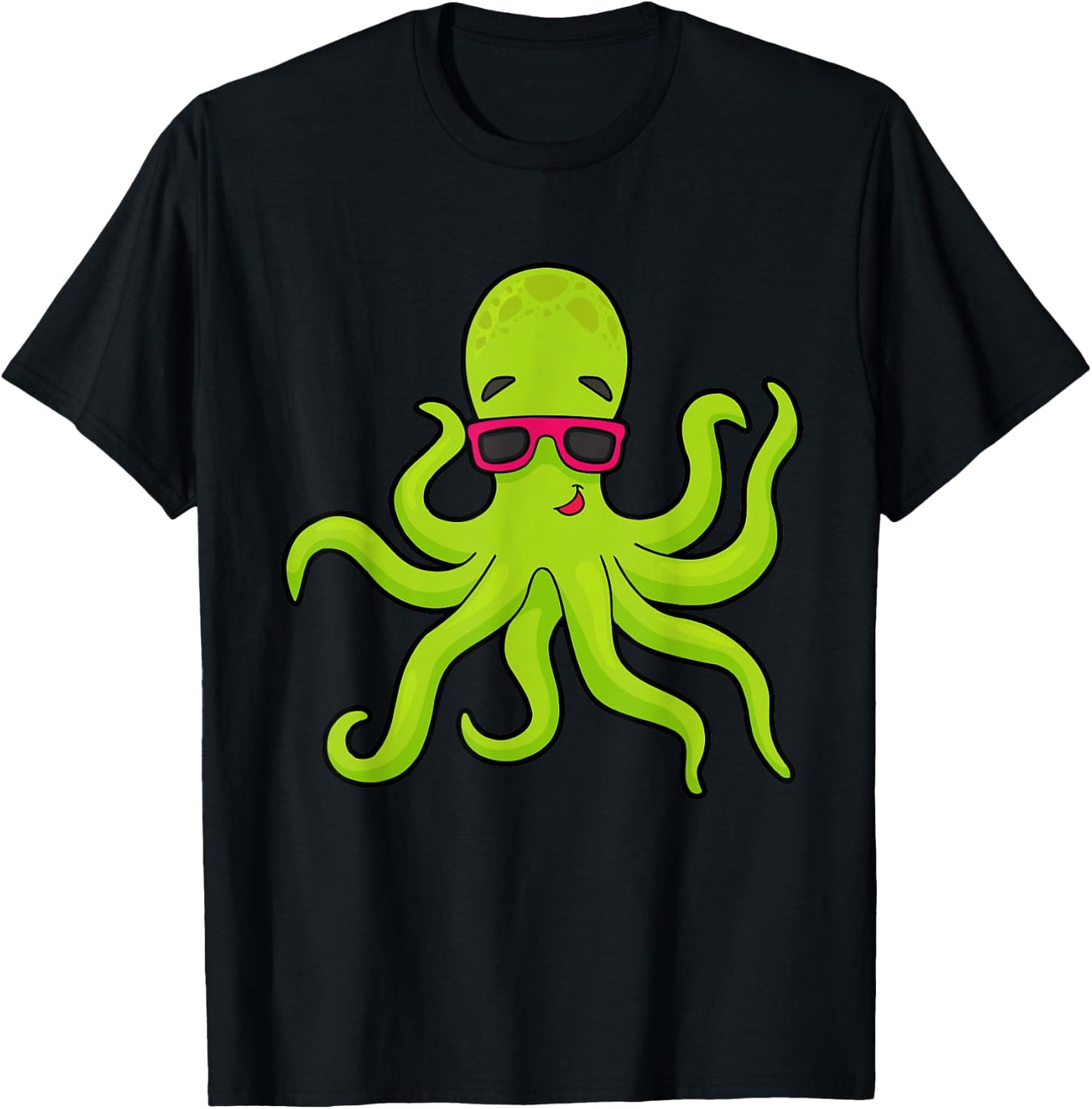Cool Octopus Stuff Men Women Kraken Kids Octopus T-Shirt - T-Shirt | Black