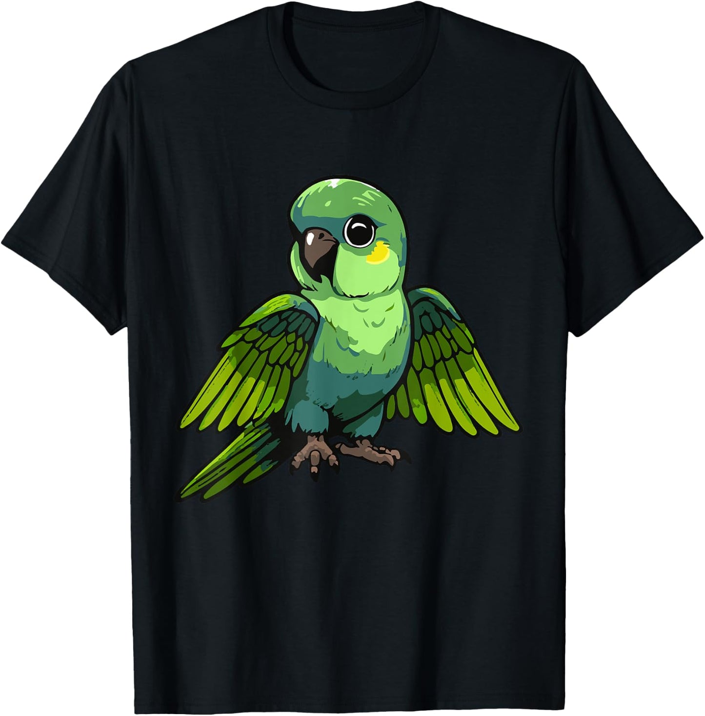 Cute Green Cheek Conure Gifts I Scream Conure, Conure Parrot T-Shirt - T-Shirt | Black