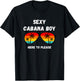 Sexy Cabana Boy Pool Party Coconut Summer T-Shirt - T-Shirt | Black