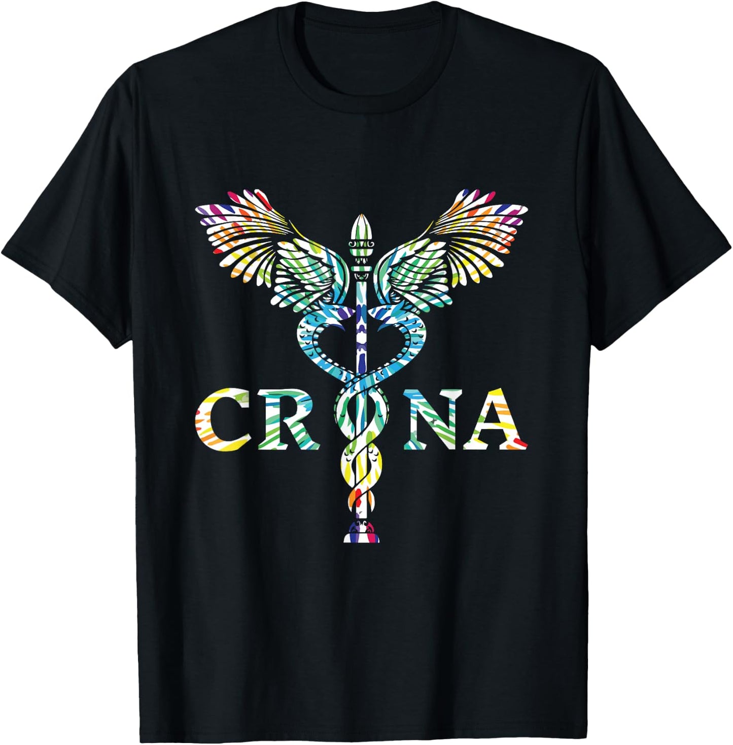 CRNA Gift Registered Nurse Anesthesiologist CRNA T-Shirt - T-Shirt | Black