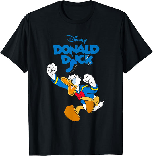 Donald Duck Furious Donald , black T-Shirt - T-Shirt | Black