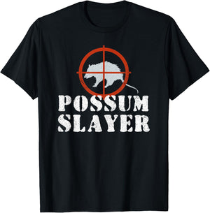 Possum Slayer Opossum Hunting T-Shirt - T-Shirt | Black