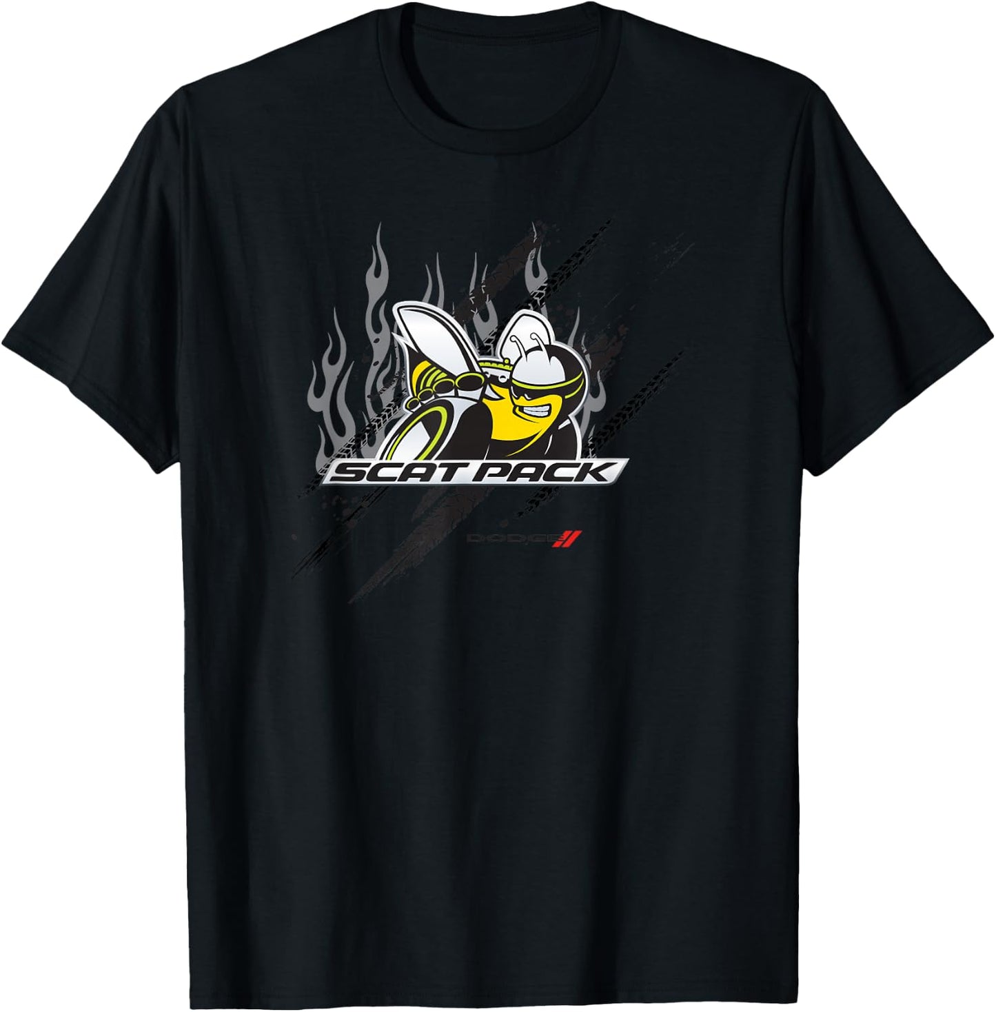 Dodge Scat Pack Trittflächen T-Shirt - T-Shirt | Black