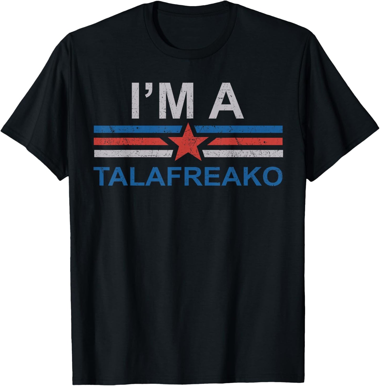 I'm A Talafreako James Talarico 2026 US Senate Texas Flag T-Shirt - T-Shirt | Black