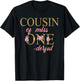 Cousin of Miss Onederful 1st Birthday First One-Derful T-Shirt - T-Shirt | Black