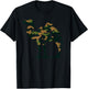 Camel Camelflage Camouflage Funny Camel T-Shirt - T-Shirt | Black