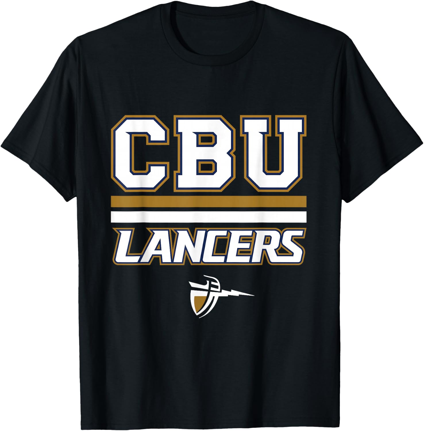 Cal Baptist Lancers |NCAA Official University | VNPCBU301 T-Shirt - T-Shirt | Black