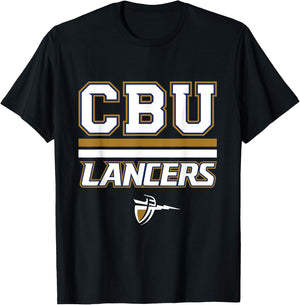 Cal Baptist Lancers |NCAA Official University | VNPCBU301 T-Shirt - T-Shirt | Black