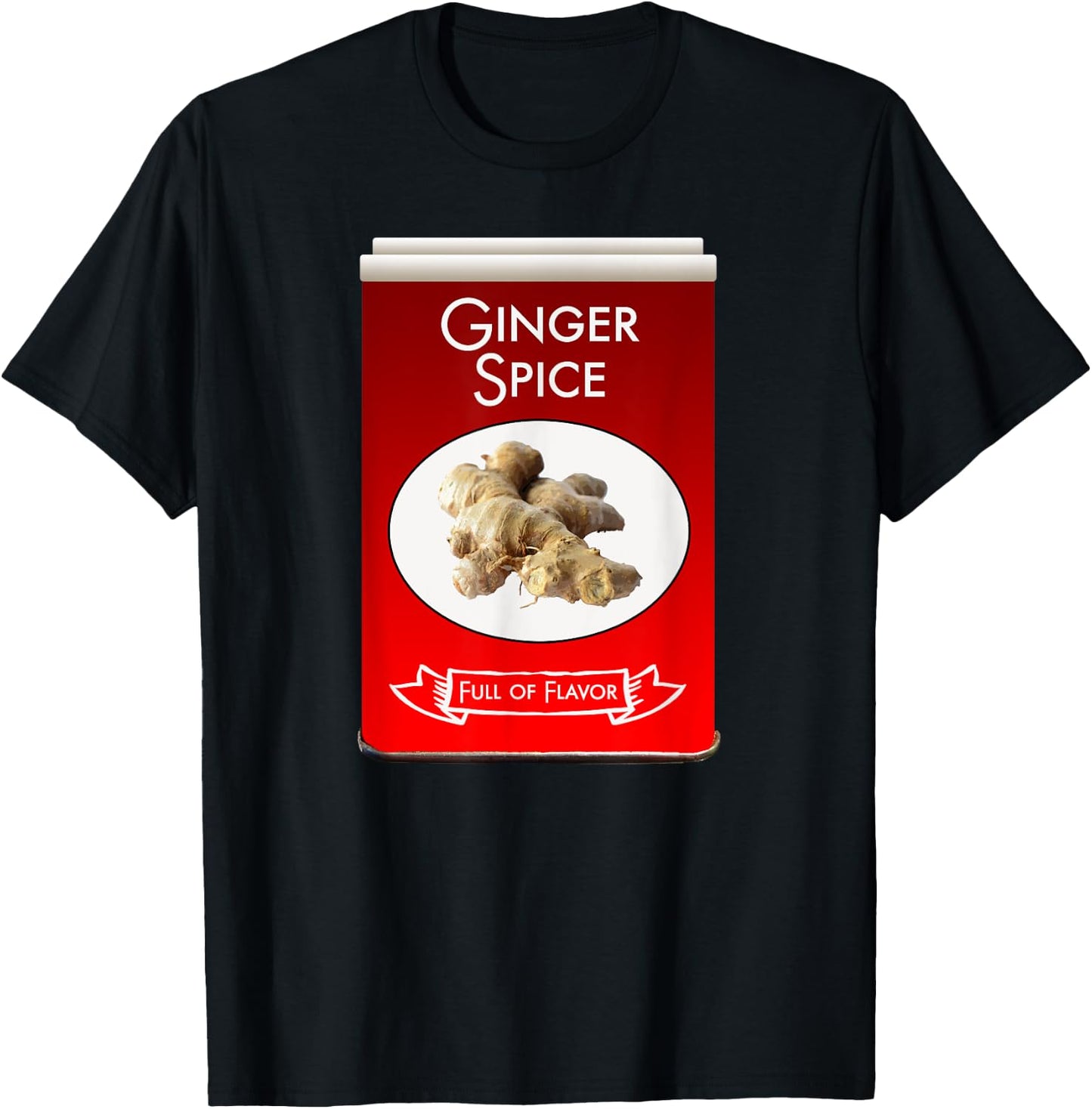 Ginger Spice Spice Jar Girls Matching Girls Costume T-Shirt - T-Shirt | Black