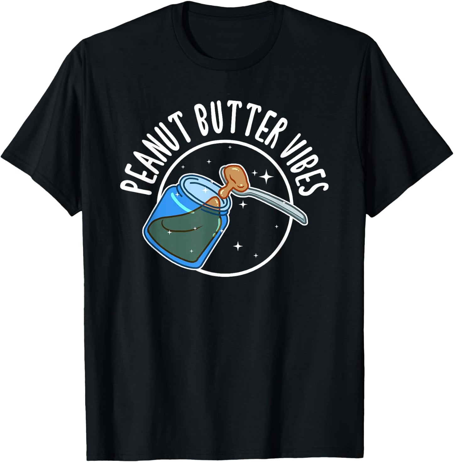 Funny Peanut Butter Vibes Match Perfect Halloween T-Shirt - T-Shirt | Black