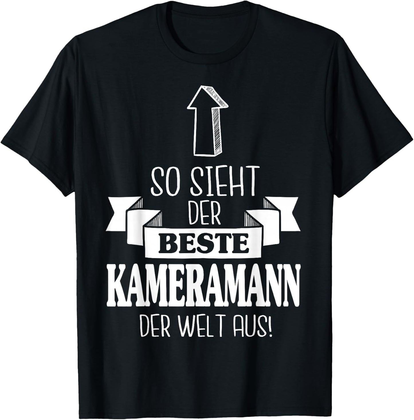 So Sieht Der Beste Kameramann Der Welt Aus Filmemacher T-Shirt - T-Shirt | Black