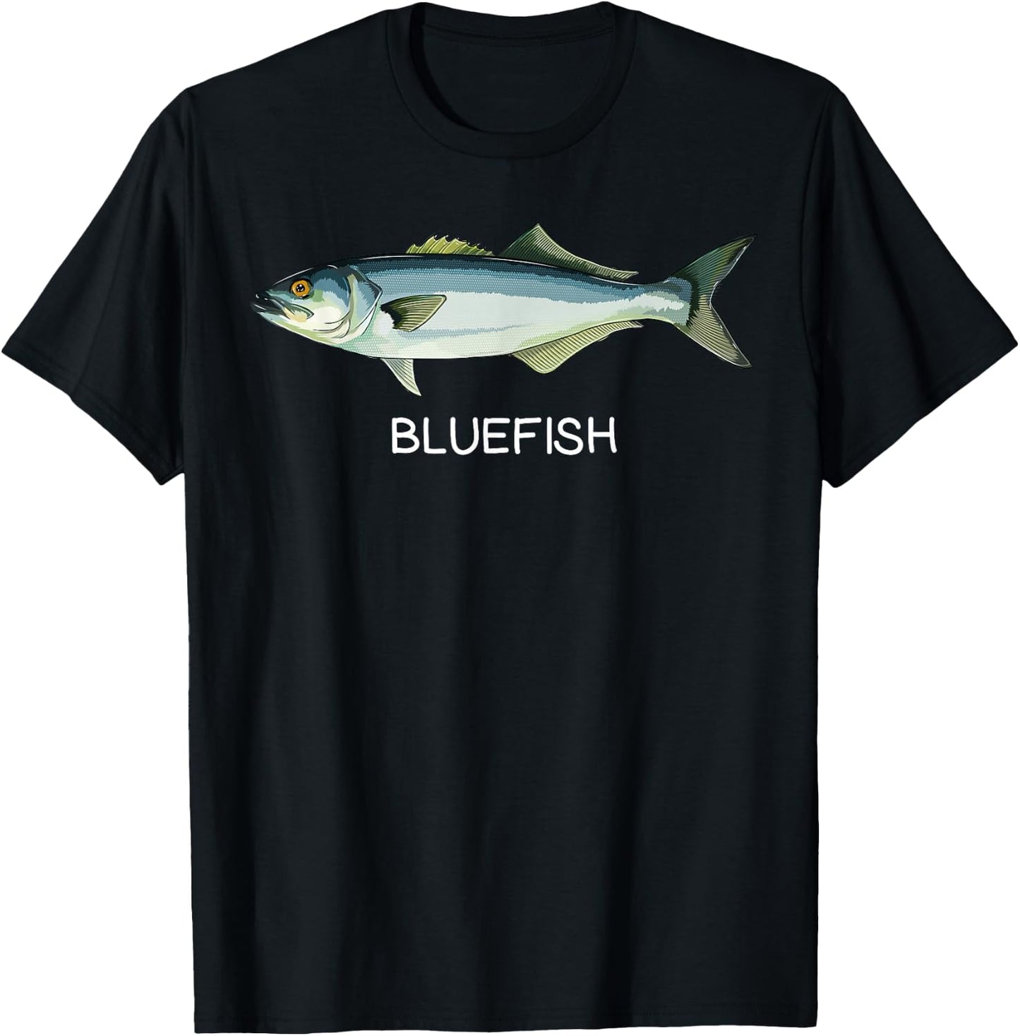 Bluefish Saltwater Game Fish T-Shirt - T-Shirt | Black