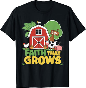 VBS Farm VBS Squad Vacation Bible School Christian Teacher T-Shirt - T-Shirt | Black