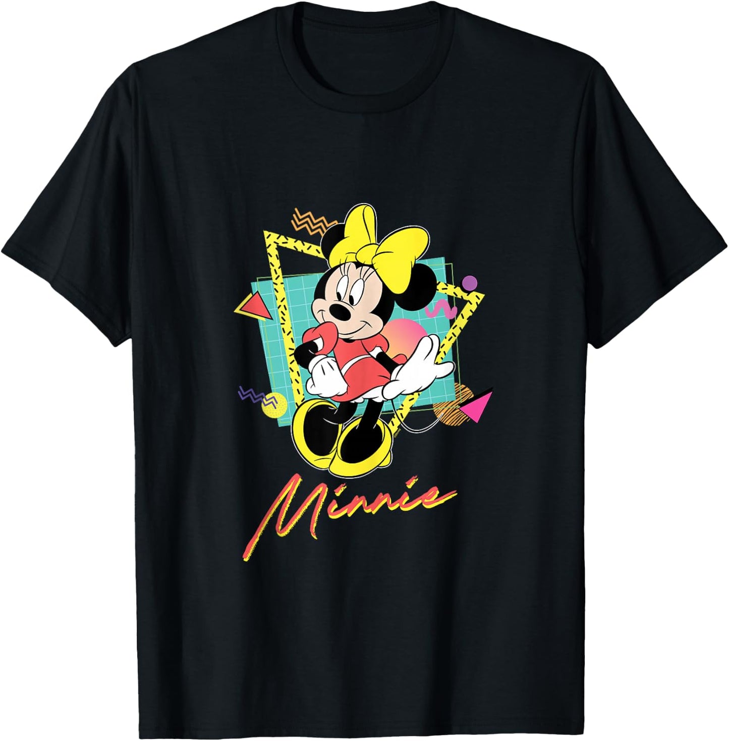 Disney Minnie Mouse Retro ’90s Couples Matching Valentine’s T-Shirt - T-Shirt | Black
