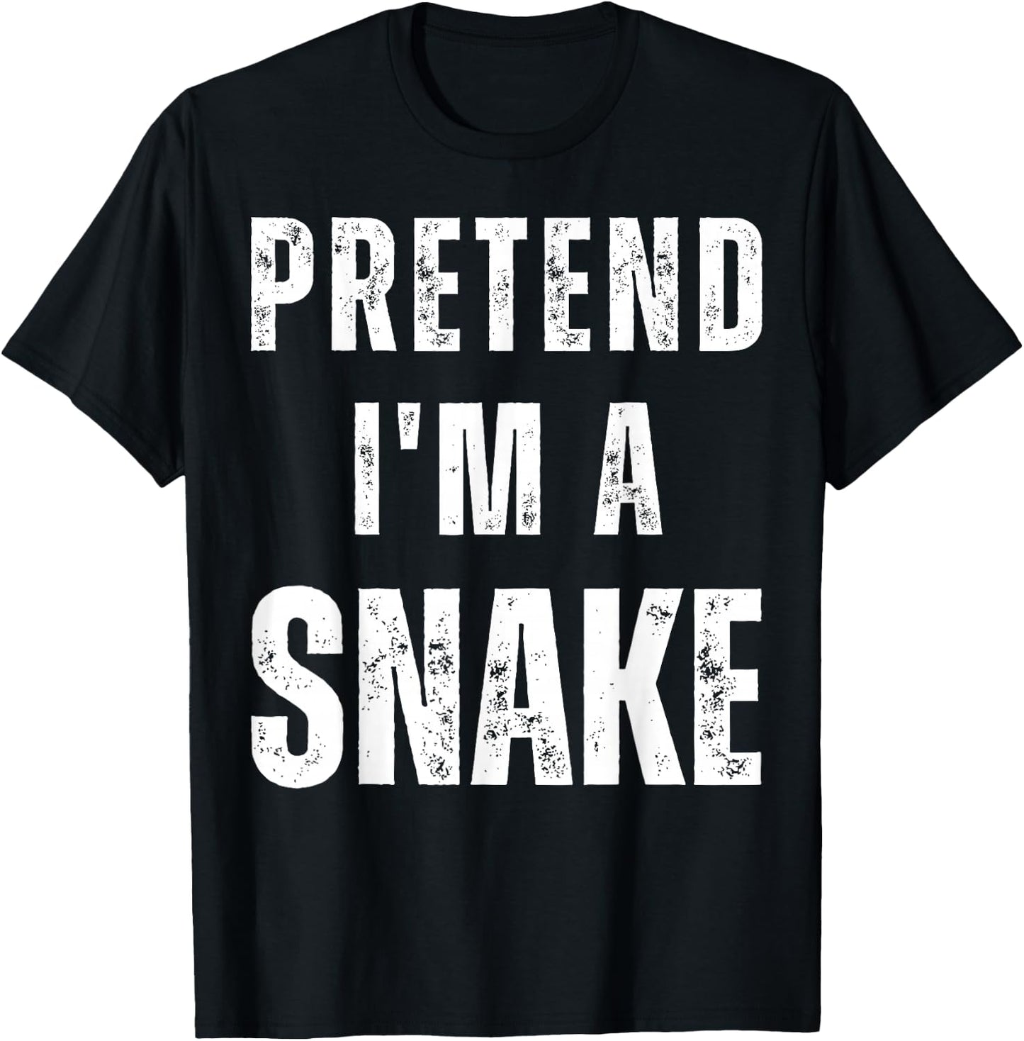 Funny Halloween Costume - Pretend I'm a Snake T-Shirt - T-Shirt | Black