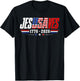 Jesus Saves 1776 2026 USA 250th Anniverary 4th of July T-Shirt - T-Shirt | Black