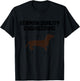 Dachshunds German Quality Engineering Funny Wiener Dog T-Shirt - T-Shirt | Black
