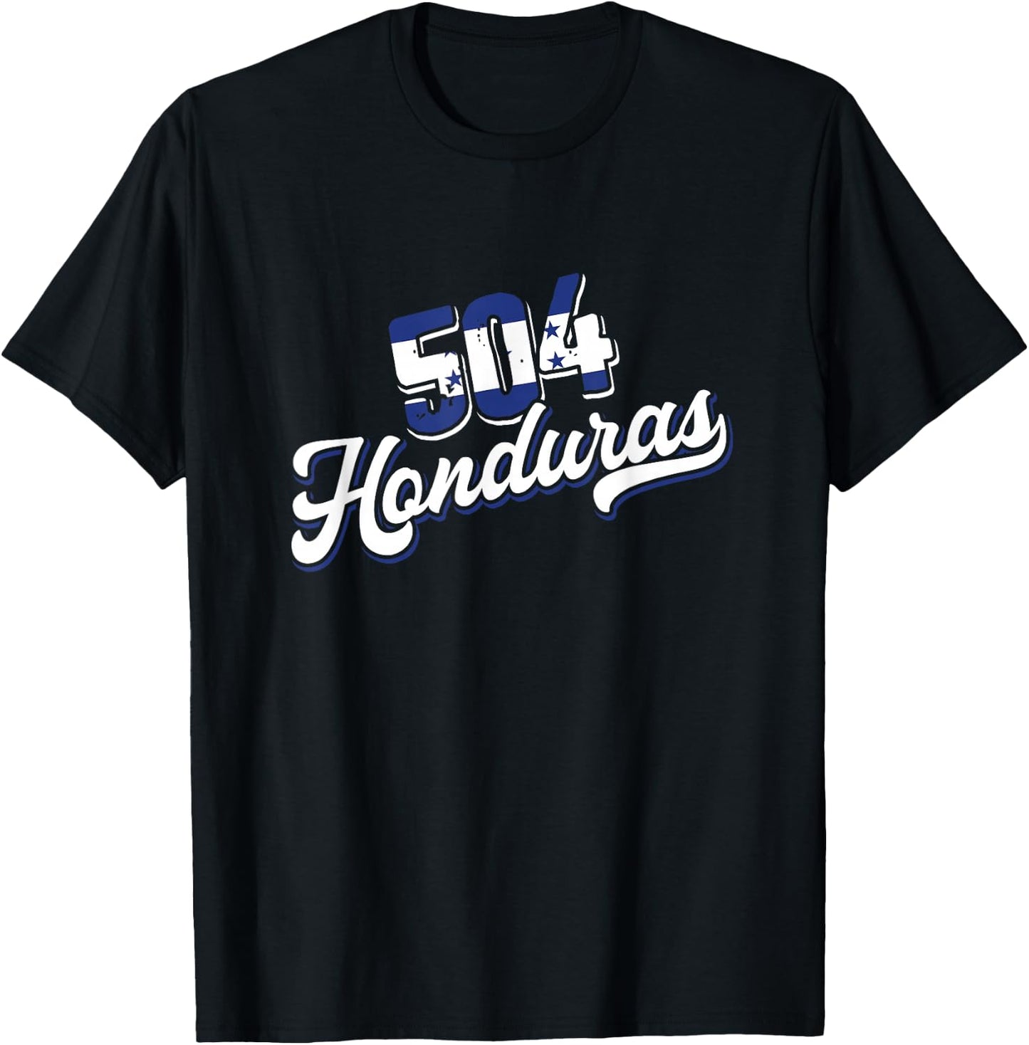 Republic Honduras Flag 504 | Central America | Tegucigalpa T-Shirt - T-Shirt | Black