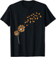 Dandelion Tricolor Corgi Funny Men Women Lover T-Shirt - T-Shirt | Black