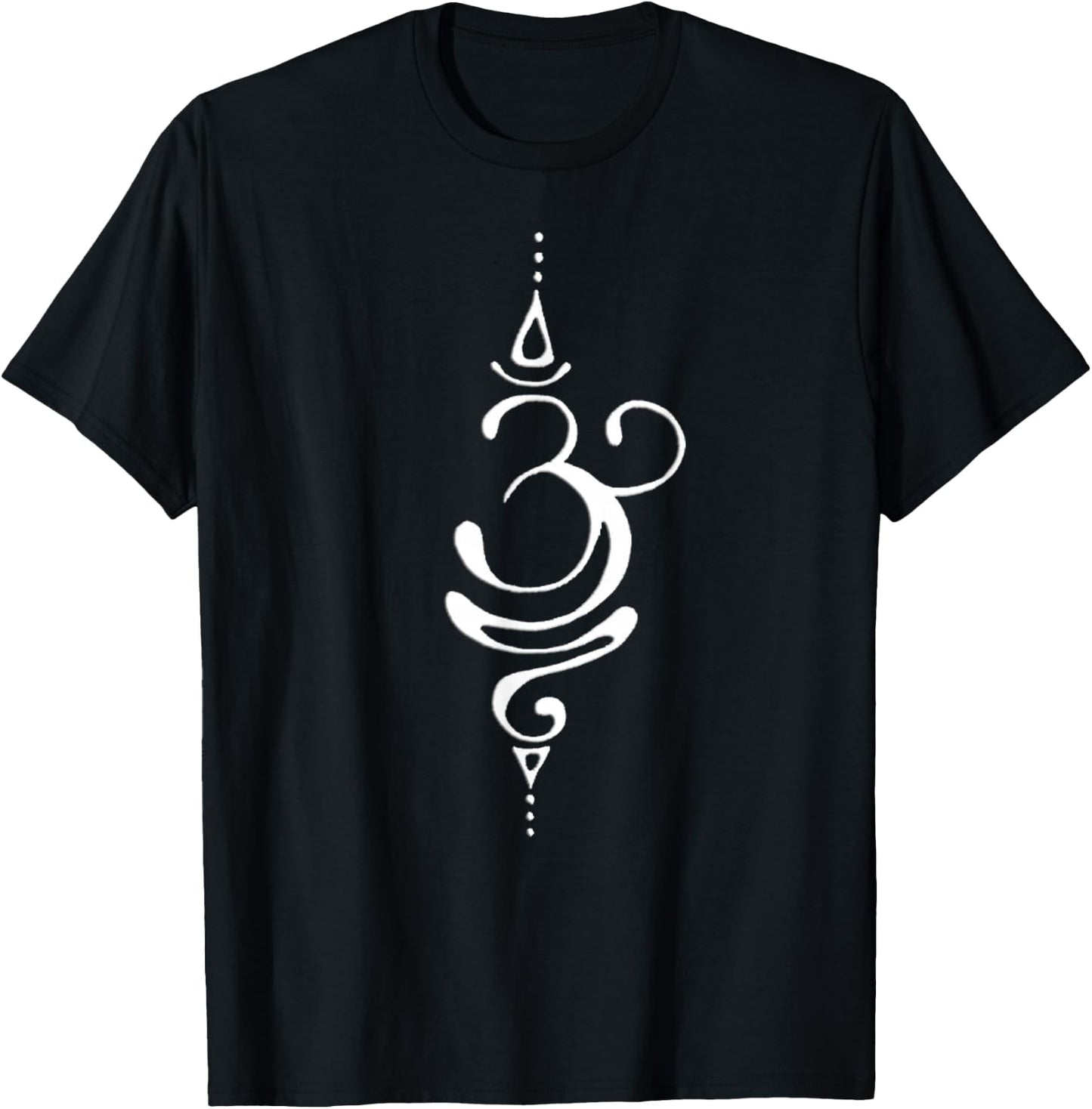 Ancient Sanskrit Symbol for Breathe Inspiration Om Yoga T-Shirt - T-Shirt | Black