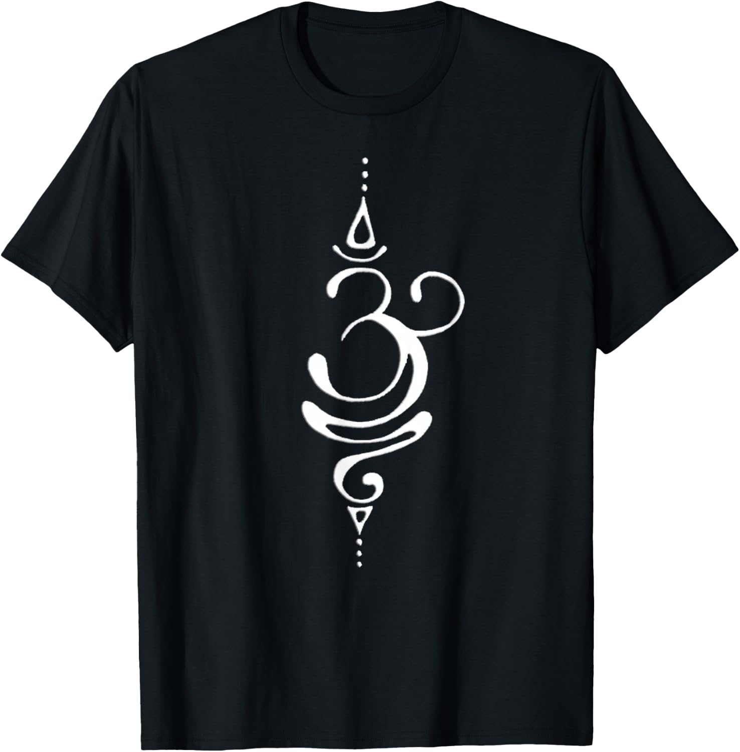 Ancient Sanskrit Symbol for Breathe Inspiration Om Yoga T-Shirt - T-Shirt | Black