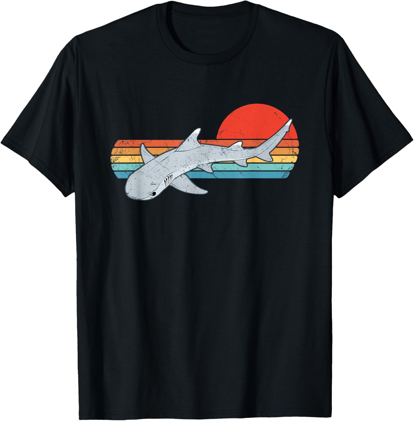 Whitetip reef shark T-Shirt - T-Shirt | Black