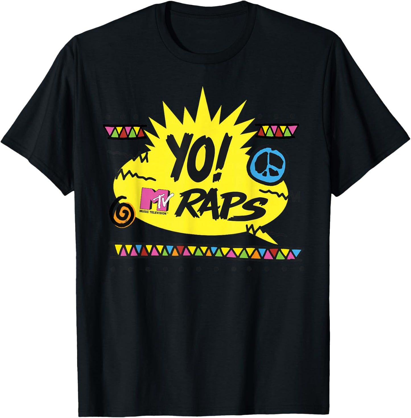 Yo! MTV - Raps T-Shirt - T-Shirt | Black