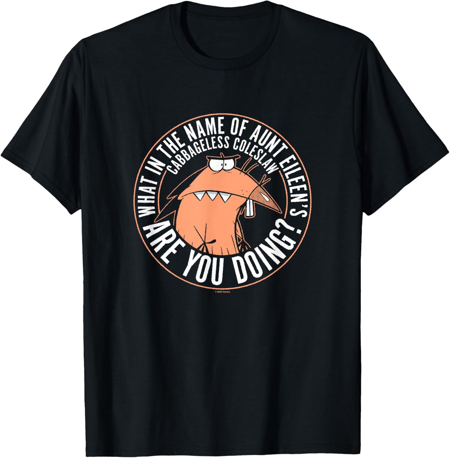 Angry Beavers Daggett What In The Name Of Are You Doing? T-Shirt - T-Shirt | Black