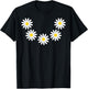 Flower Chain Daisy Flowers Fancy Dress Flower , black T-Shirt - T-Shirt | Black