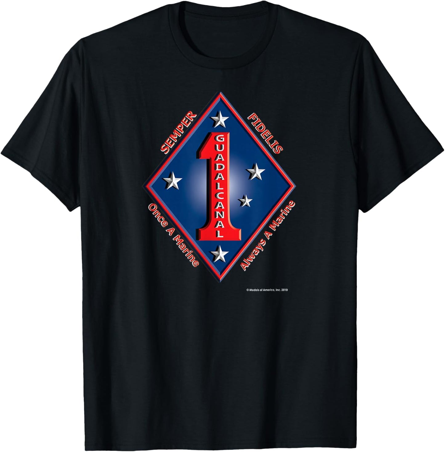 Navy One Day, Navy Always T-Shirt - T-Shirt | Black