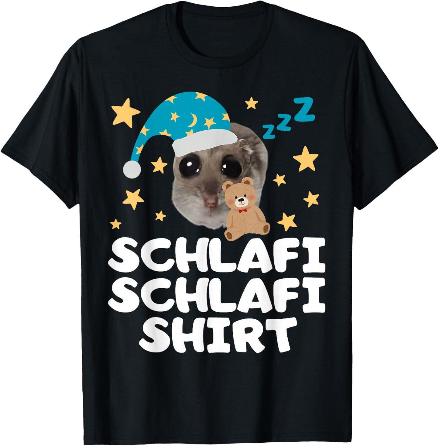 Hamsti Schlafi T-Shirt - T-Shirt | Black