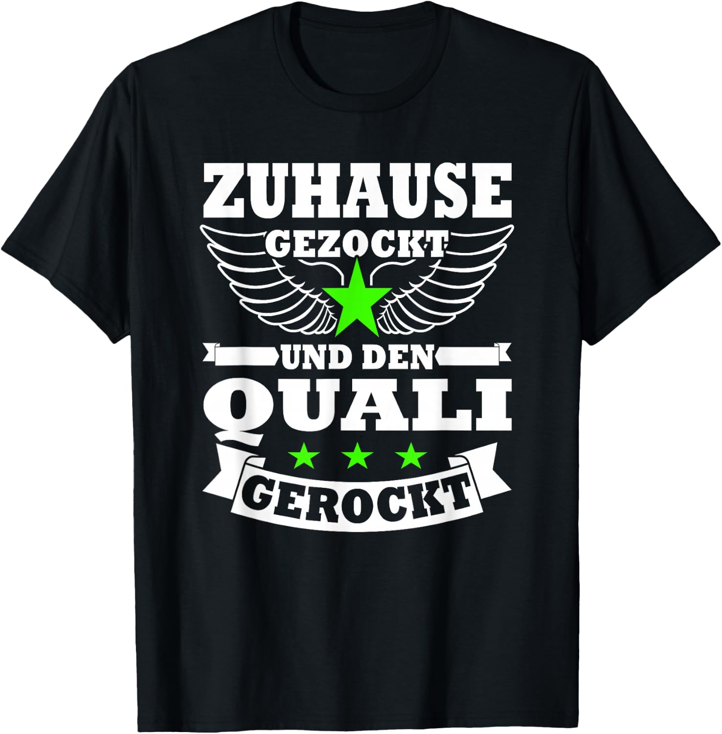 Abschlussklasse 2026 | Hauptschulabschluss Quali gerockt T-Shirt - T-Shirt | Black