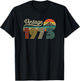 Vintage 1973 Anniversaire 53 Ans pour Hommes Femmes T-Shirt - T-Shirt | Black
