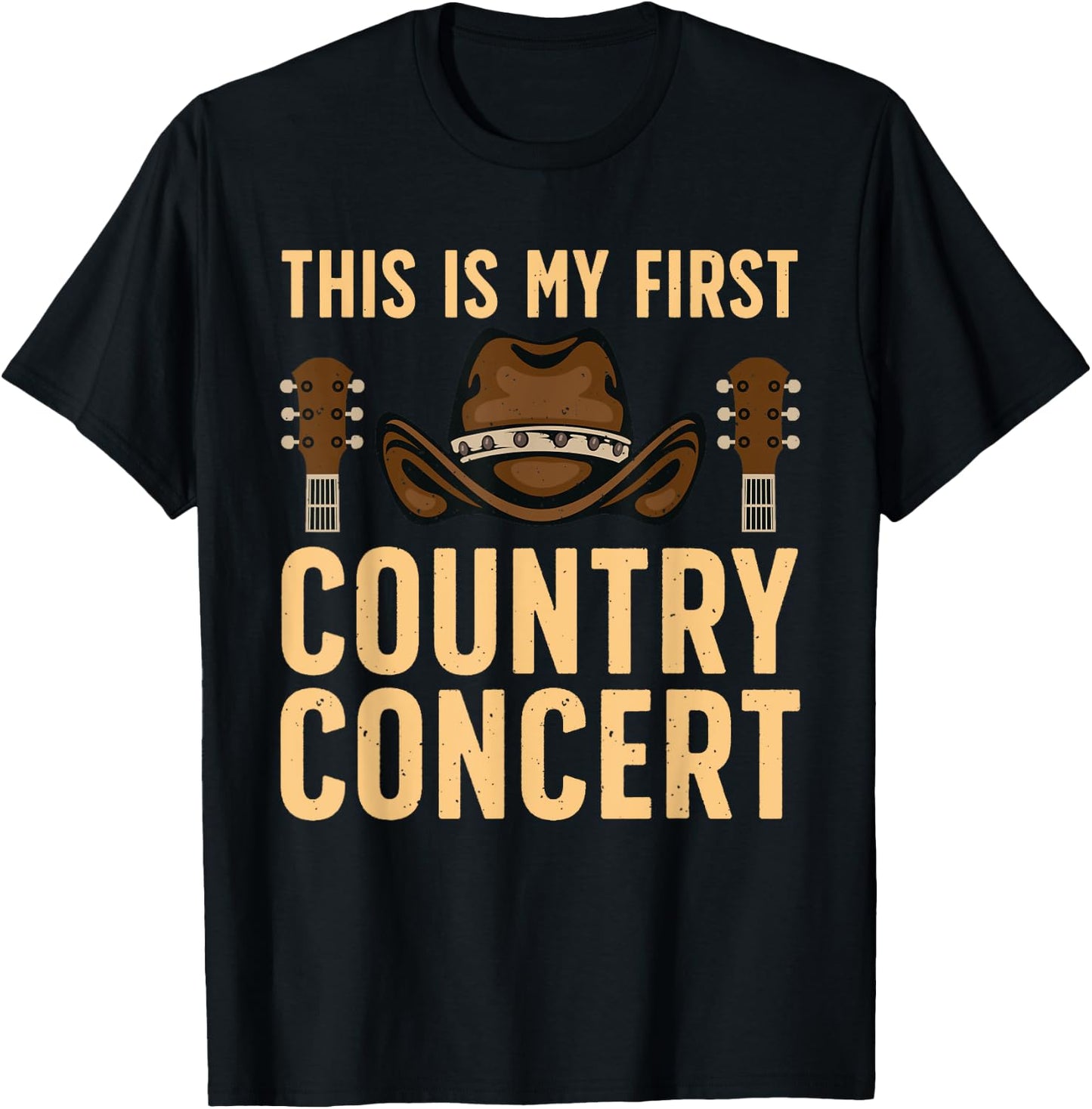 Cool Country Concert Art Women Country Music Lover T-Shirt - T-Shirt | Black
