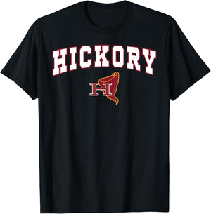 Hickory High School Red Tornadoes T-Shirt - T-Shirt | Black