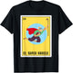Funny Spanish-Mexican Bingo Gifts - El Super Abuelo T-Shirt - T-Shirt | Black