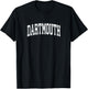 Dartmouth Massachusetts MA Vintage Athletic Sports Design T-Shirt - T-Shirt | Black