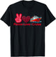 Peace Love Cruise Family Cruise Trip Vacay Matching T-Shirt - T-Shirt | Black