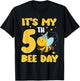 It's My 5 Year Old Birthday Bee Day 5th Party T-Shirt - T-Shirt | Black
