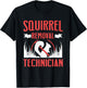 Squirrel Removal Technician T-Shirt - T-Shirt | Black